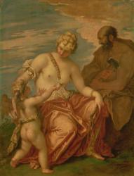 Venus, Vulcan and Cupid, 1705-06 (oil on canvas) | Obraz na stenu