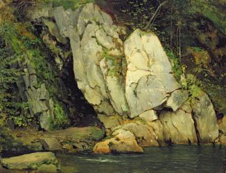 The Needle's Eye, 1839-40 (oil on cardboard) | Obraz na stenu