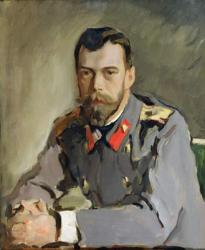 Portrait of Nicholas II, 1900 (oil on canvas) | Obraz na stenu