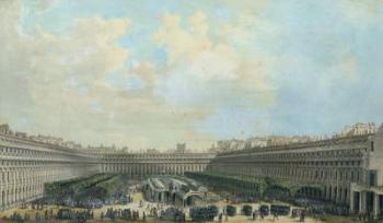 The Garden of the Palais Royal, 1791 (gouache on paper) | Obraz na stenu