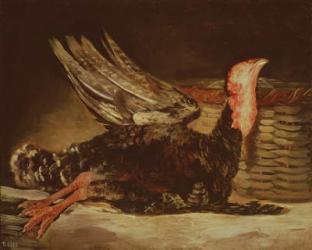 Still Life of a Dead Turkey and a Wicker Basket, 1806 (oil on canvas) | Obraz na stenu