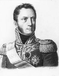 Armand Louis de Caulaincourt (engraving) | Obraz na stenu