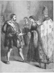 Marriage of Henry VIII and Catherine Parr (print) | Obraz na stenu