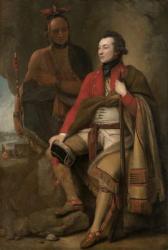 Colonel Guy Johnson and Karonghyontye (Captain David Hill), 1776 (oil on canvas) | Obraz na stenu
