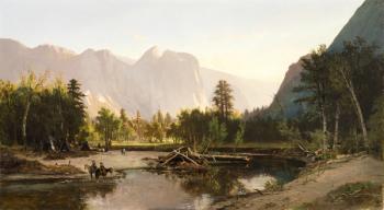 Yosemite Valley, 1875 (oil on canvas) | Obraz na stenu