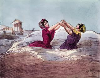 Bathing (colour litho) | Obraz na stenu