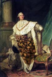 Full-length Portrait of Louis XVI (1754-1793), King of France and Navarre (oil on canvas) | Obraz na stenu