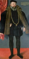 Christoph, Duke of Wurttemberg (1515-68), son of Ulrich I of Wurttemberg in Spanish costume | Obraz na stenu
