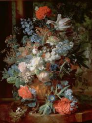 Bouquet of Flowers in a Landscape | Obraz na stenu