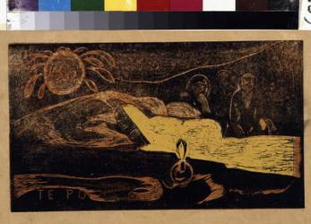 Te Po or La Grande Nuit, from the series 'Noa Noa', 1893-94 (woodcut) | Obraz na stenu