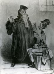 Robert-Macaire Avocat, 1836 (lithograph) | Obraz na stenu