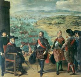 The Defence of Cadiz against the English, 1634 (oil on canvas) | Obraz na stenu