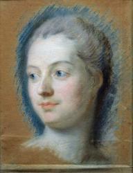 Portrait of Madame de Pompadour (1721-64) 1752 (pastel on paper) | Obraz na stenu