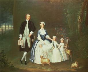 Baptist Noel, 4th Earl of Gainsborough and His Wife, Elizabeth, with their Children | Obraz na stenu