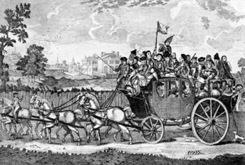 Going to Bury Fair, 1750 (engraving) | Obraz na stenu