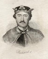 Richard the Lionheart, from 'Crabb's Historical Dictionary', published 1825 (litho) | Obraz na stenu