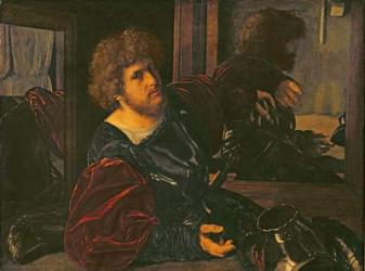Portrait of Bernardo di Salla (oil on panel) | Obraz na stenu