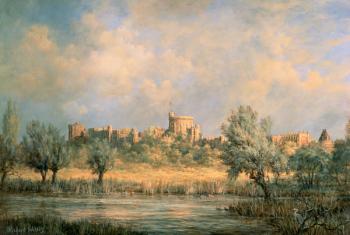 Windsor Castle: from the River Thames | Obraz na stenu