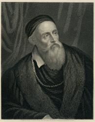 Titian (c.1488-1576) (engraving) | Obraz na stenu