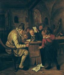 The School Master, 1626-79 (oil on canvas) | Obraz na stenu