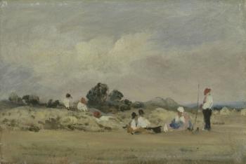 Haymakers Resting (oil on millboard) | Obraz na stenu