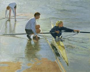 Adjustments at Henley, 1999-2000 (oil on canvas) | Obraz na stenu