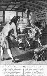 The Naval Muse, or Modern Commander, print made by R. Aitwold, 1750 (engraving) | Obraz na stenu