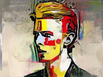 picasso reimagined - David Bowie | Obraz na stenu