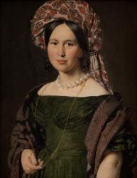 The artist's wife Cathrine, 1842-4 (oil on canvas) | Obraz na stenu