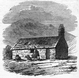 Chapel at Wastdale Head, Cumberland (engraving) | Obraz na stenu