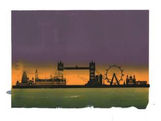 Sunset on London | Obraz na stenu