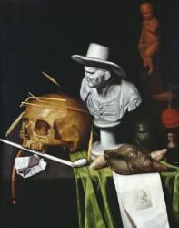 Vanitas, 1665 (oil on canvas) | Obraz na stenu