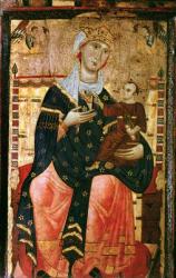 Enthroned Madonna and Child, c.1260 (canvas laid over poplar) | Obraz na stenu