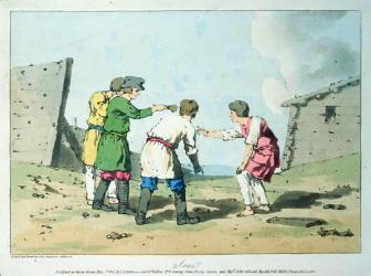 Svai Game, 1803 (colour litho) | Obraz na stenu