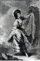 Giovanna Baccelli, engraved by John Jones (mezzotint) | Obraz na stenu