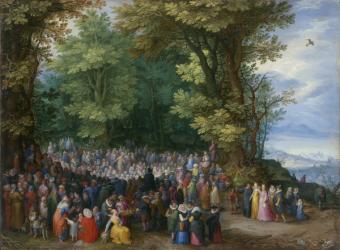 The Sermon on the Mount, 1598 (oil on copper) | Obraz na stenu