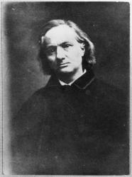 Charles Baudelaire (1821-67) (b/w photo) | Obraz na stenu
