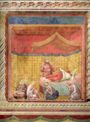 The Vision of Pope Gregory IX (1170-1241) 1297-99 (fresco) | Obraz na stenu