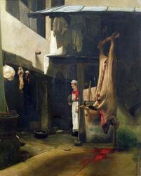 The Butcher (oil on canvas) | Obraz na stenu