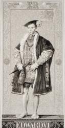 Edward VI (1537-53) from 'Illustrations of English and Scottish History' Volume I (engraving) | Obraz na stenu