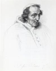 Pope Pius VII (engraving) | Obraz na stenu