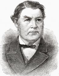 Sir Charles Tupper, 1st Baronet, 1821  1915. Canadian father of Confederation, as the Premier of Nova Scotia, 6th Prime Minister of Canada. From The Review of Reviews, published 1891 | Obraz na stenu