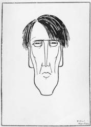 Caricature of W.B. Yeats, 1898 (ink on paper) | Obraz na stenu