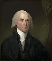 James Madison c.1821 (oil on wood) | Obraz na stenu