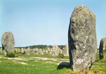 Alignment of standing stones, Megalithic Period, 4th-3rd millennium BC (photo) | Obraz na stenu