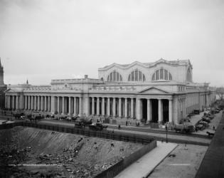 New Pennsylvania Station, New York, N.Y., c.1904-20 (b/w photo) | Obraz na stenu