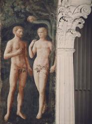 The Temptation of Adam and Eve, c.1423-25 (fresco) | Obraz na stenu