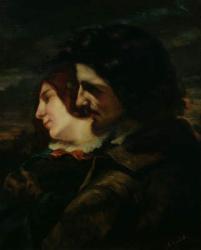 The Lovers in the Countryside, after 1844 (oil on canvas) | Obraz na stenu