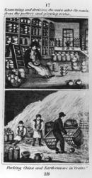Examining and dressing the ware, 1827 (engraving) | Obraz na stenu