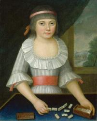 The Domino Girl, c.1790 (oil on canvas) | Obraz na stenu